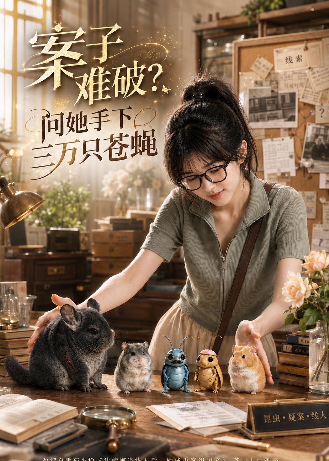 案子难破问她手下三万只苍蝇